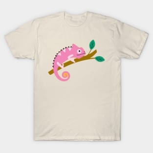 Beautiful pink chameleon T-Shirt